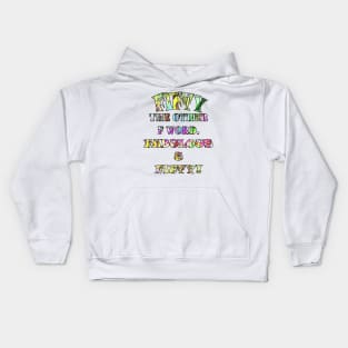 Funny 50th Birthday Fabulous & Fifty Birthday Cards and Gifts Kids Hoodie